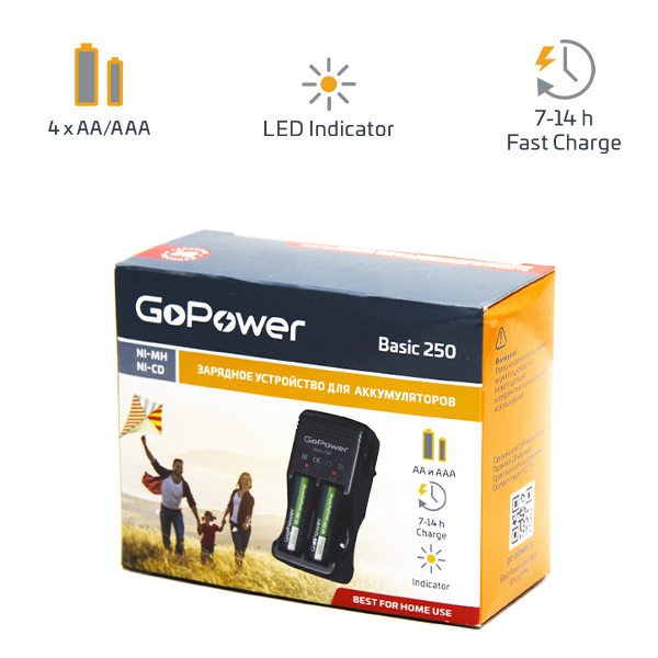 Зарядное устройство GoPower Basic 250 купить по низкой цене | МАКСПРОФИТ