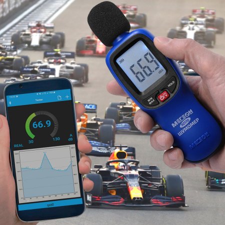 Измеритель уровня звука-Шумомер МЕГЕОН 92170 с Bluetooth купить по низкой цене | МАКСПРОФИТ