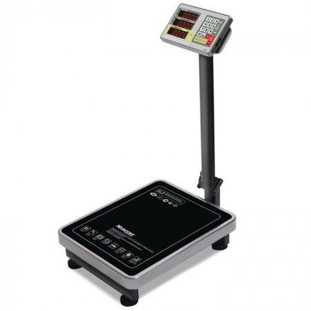 Торговые напольные весы M-ER 335 ACLP-300.50/100 "TURTLE" с расчетом стоимости товара LED купить по низкой цене | МАКСПРОФИТ