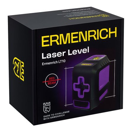 Лазерный уровень Ermenrich BASE LT10, фиолетовый купить по низкой цене | МАКСПРОФИТ