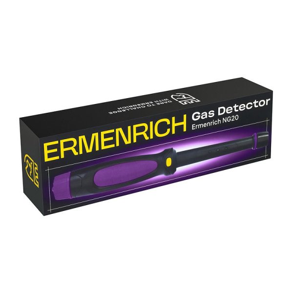 Детектор газа Ermenrich NG20, фиолетовый купить по низкой цене | МАКСПРОФИТ