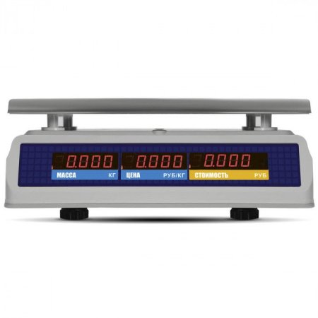 Торговые настольные весы M-ER 329 AC-15.2 IP68 "Fisher" LED купить по низкой цене | МАКСПРОФИТ