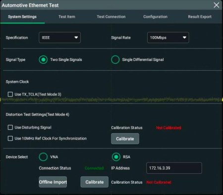 Тестирование устройств на соответствие требованиям стандартов Automotive Ethernet 100М/1000М Rigol DS70000-AENETC купить по низкой цене | МАКСПРОФИТ