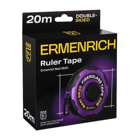Рулетка Ermenrich Reel SR20, фиолетовый купить по низкой цене | МАКСПРОФИТ