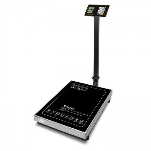 Торговые напольные весы M-ER 333 ACLP-600.200 "TRADER"  с расчетом стоимости LCD купить по низкой цене | МАКСПРОФИТ