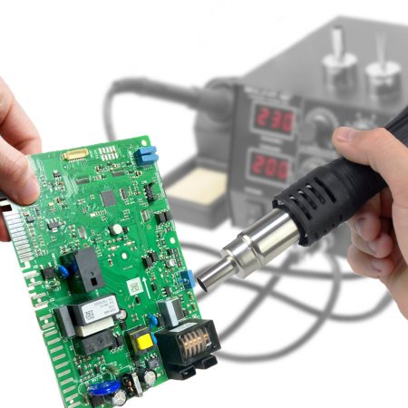 Паяльная станция с цифровым управлением МЕГЕОН 00686 купить по низкой цене | МАКСПРОФИТ